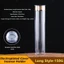 Giá đỡ hương ICUCKO, có nắp kín khí có thể tháo rời Ống dính hương Acrylic, Ống lưu trữ que Joss trong suốt