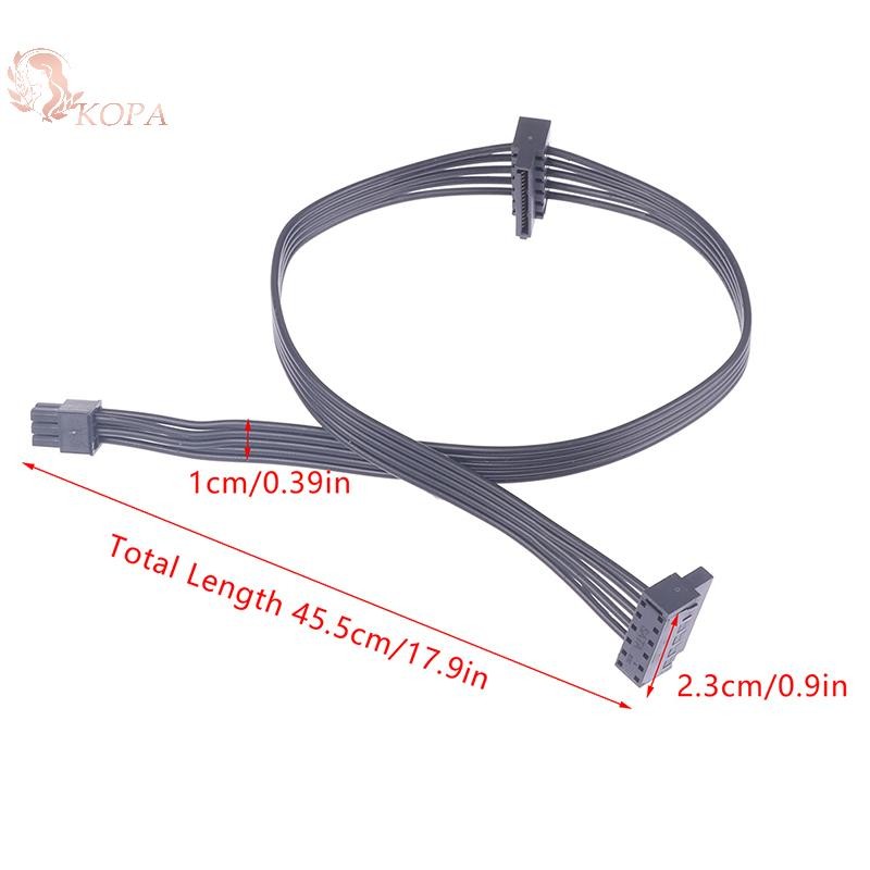 Cáp nguồn KOPA 6 Pin sang 2 SATA HDD / SSD cho Bo mạch chủ VN