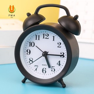 Đồng hồ báo thức để bàn im lặng cho trẻ em - Đồng hồ đơn giản Mini bền bỉ dành cho người ngủ nặng