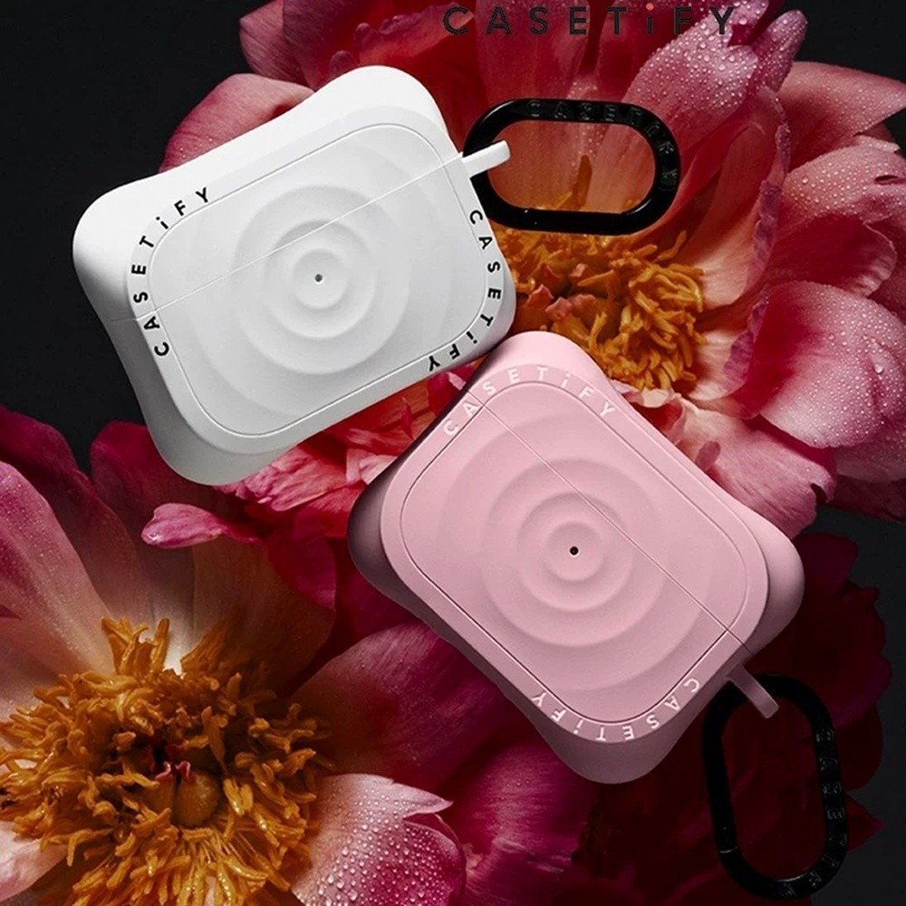 Ốp điện thoại silicon lỏng + móc khóa cho tai nghe AirPods 4 / 3 /Pro / Pro2