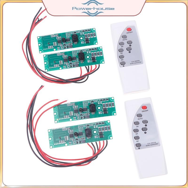 Bộ điều khiển đèn tường năng lượng mặt trời POWER 3.2V 3.7V Bảng mạch cảm ứng hồng ngoại cơ thể con người Thời gian + Cảm ứng Radar lò vi sóng.