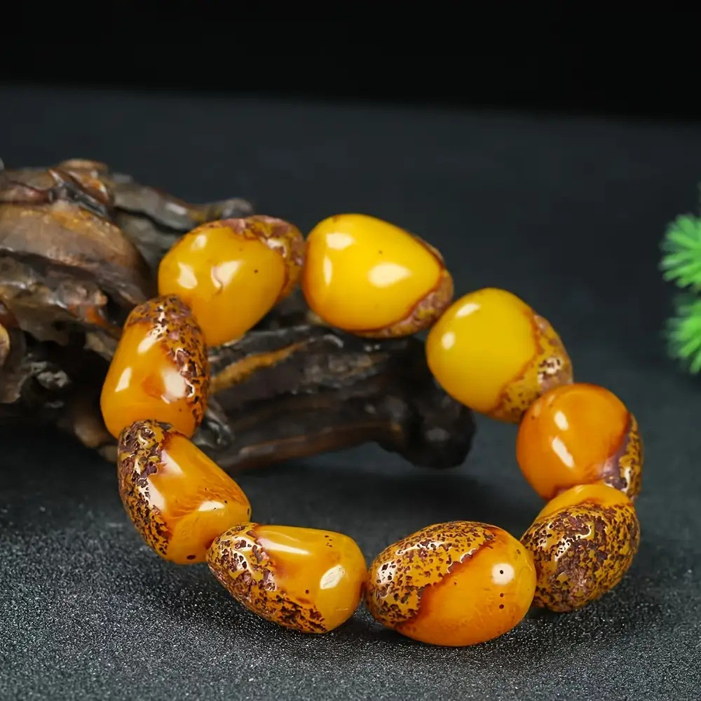 Vòng tay thời trang sáp ong da nam nữ