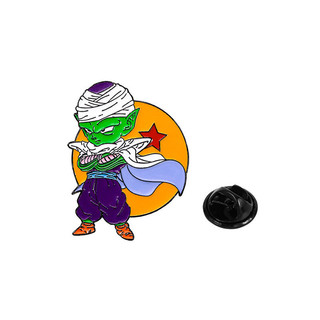 6 Cái / bộ Dragon Ball Kim Loại Pin Bộ Goku & Rùa Hemit Anime Thổ Cẩm Hợp Kim Kẽm Huy Hiệu Sưu Tập