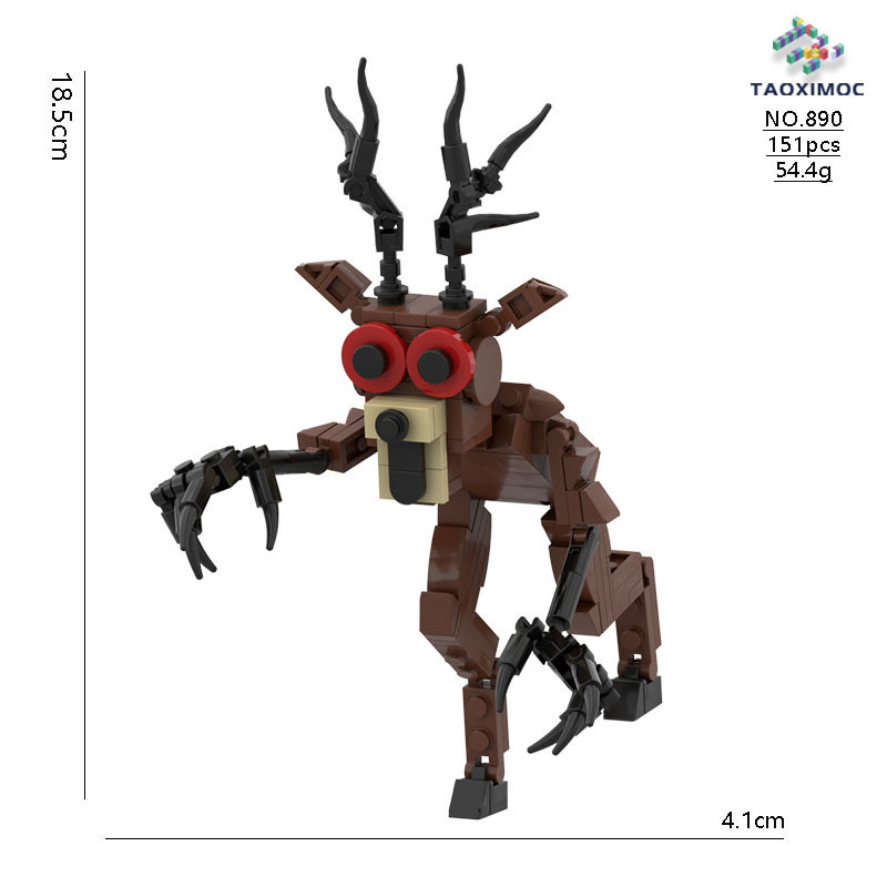 R ROBLOX Forest Survival 99 Night Game Hoạt Hình Rừng Hươu Khối Xây Dựng Đồ Chơi Mô Hình Lắp Ráp