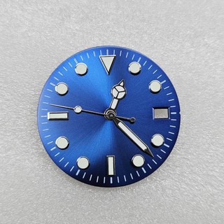 Mặt số đồng hồ phát sáng 28,5mm cho SEIKO Mod Refit NH35 NH36 4R36 Phong trào triệt để Hoa văn chống nắng phát sáng ban đêm màu xanh lá cây Sửa chữa các bộ phận mặt đồng hồ