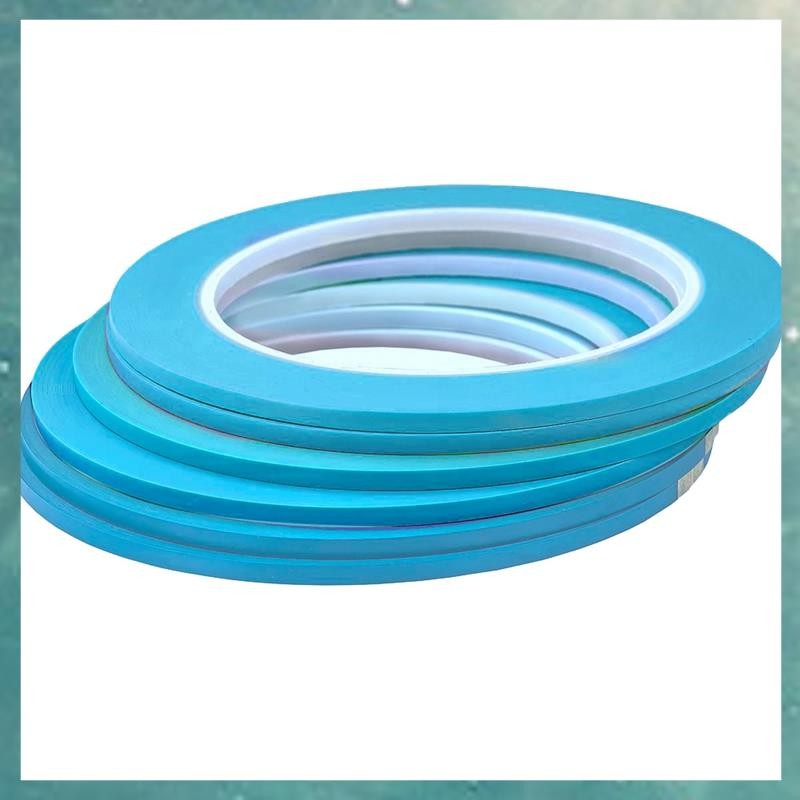 [uhktyltui.vn] Băng keo 6 cuộn Fine Line cao cấp Viny Fineline Masking Tape Painters Tape Blue (1 / 8 Inch 6 cái)