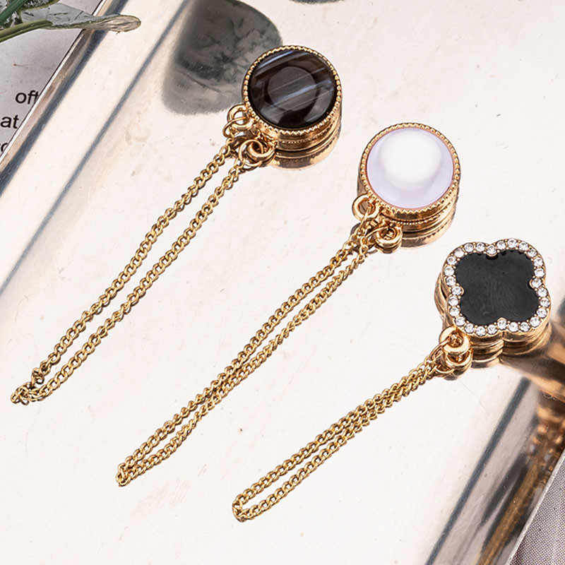 Quần Ngoc Trai Cuộn Tay Chống Trơn Mịn Với Kẹp Từ Tính