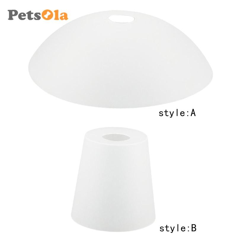 Tấm che đèn PVC bán nguyệt phong cách Bắc Âu trang trí đèn bàn