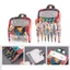 FAVORITEGOODS 2 / 3 / 4 Lược cắt tóc cấp, Lược đính kèm Tông đơ cắt tóc bằng thép không gỉ Lược giới hạn, Dụng cụ tạo kiểu đa năng Graffiti Lược định vị tiệm cắt tóc