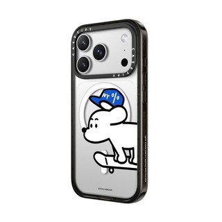 CASECASE X Skater JOHN StandardCase Black Edge Clear Hard Từ Hút Tác Động Dành Cho Apple IPhone 12 13 14 15 16 17 Pro Max Air Plus Có Hộp
