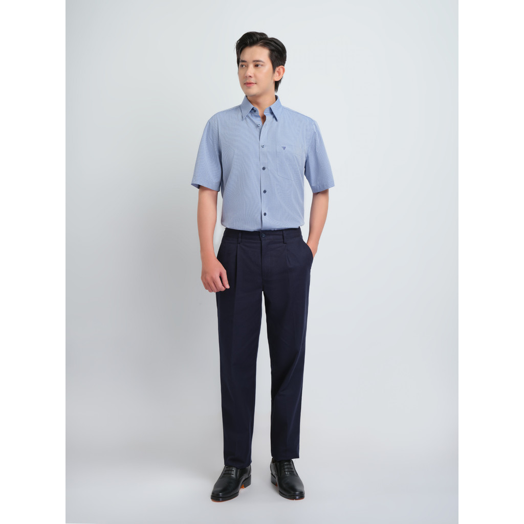 Quần Khaki 1Ply VIETTIEN SMART CASUAL vải Cotton form REGULAR VT00000502