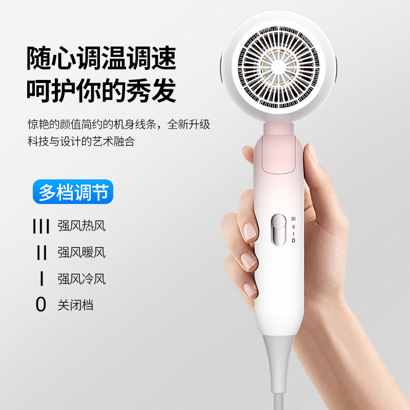 ⚡Máy Sấy Tóc Có Thể Gập Lại Hộ Gia Đình Cao Cấp Ký Túc Xá Sinh Viên Ion Âm Chăm Sóc Tóc Máy Sấy Tóc Công Suất Cao Di Động 91VF