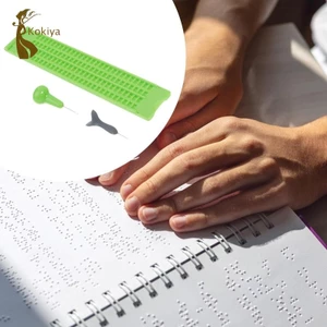 Bảng chữ nổi Braille Bảng ngón tay Viết nhẹ để suy nhược thị giác