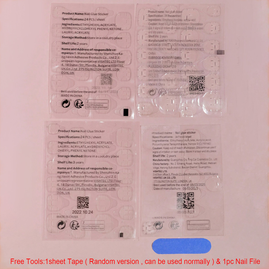 Đầu nhọn móng tay giả bền màu đỏ, không tách, thoải mái cho nữ
