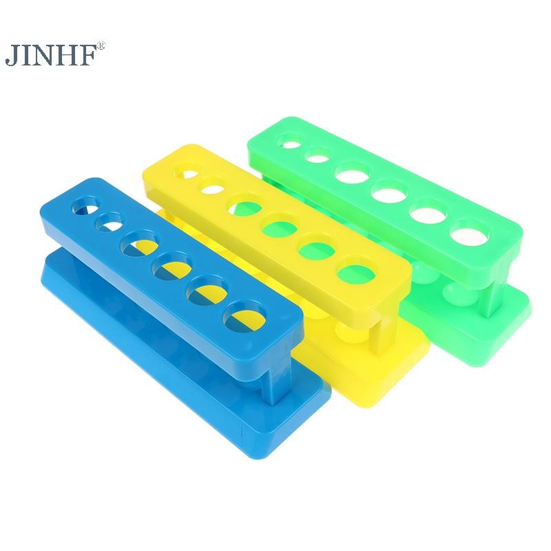 JINHF Hỗ Trợ Burette Đứng Phòng Thí Nghiệm Ống Kiểm Tra Đứng Kệ Nhựa Ống Kiểm Tra Giá Đỡ Phòng Thí Nghiệm Đồ Dùng Học Tập HOT