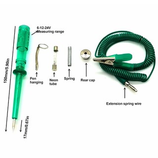 Bút thử điện cho hệ thống điện xe, hỗ trợ 3 mức điện áp DC, đèn LED sáng rõ dễ quan sát trong điều kiện thiếu sáng