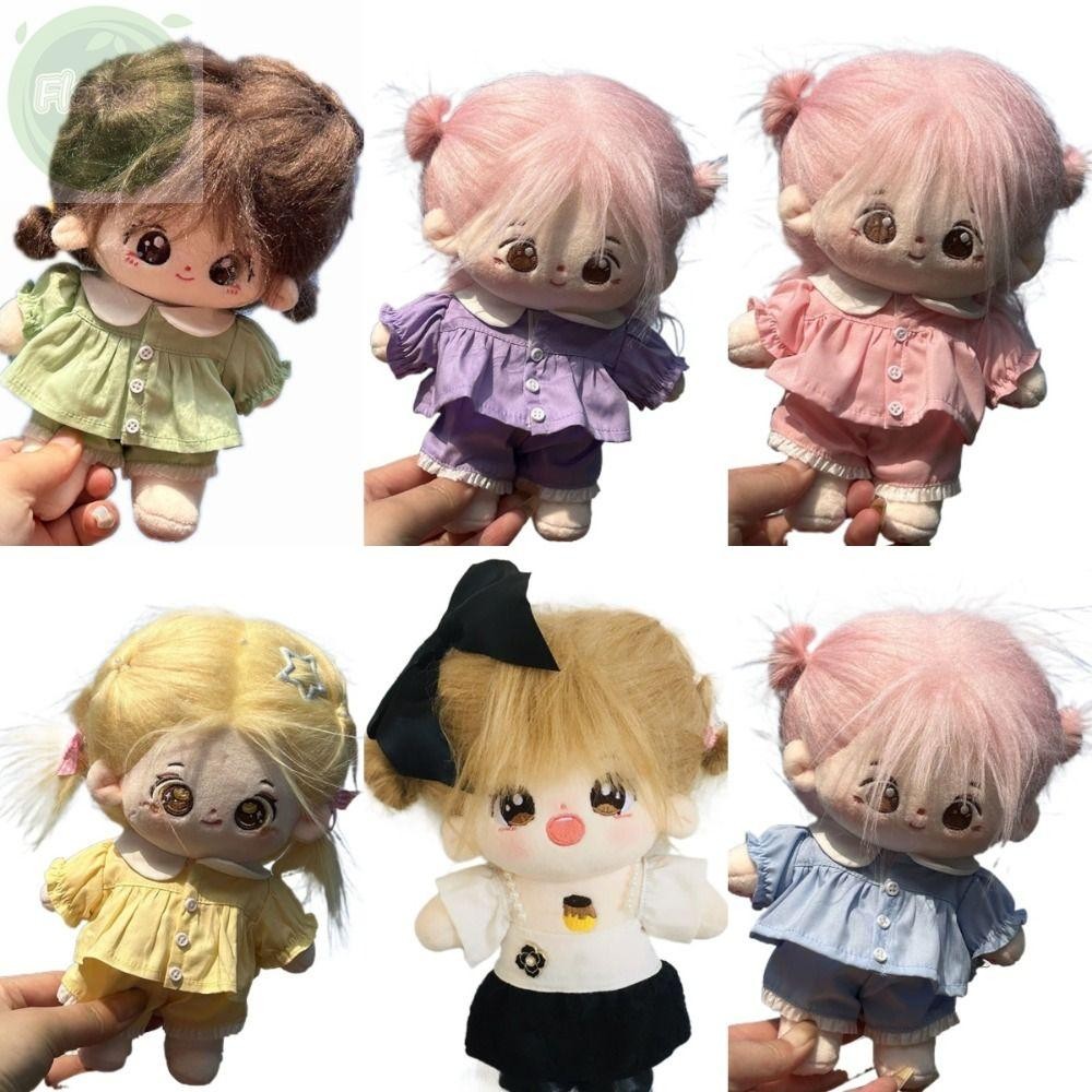 Flazea 20cm Quần Áo Búp Bê, Búp Bê Cotton OB11 Quần Áo Sơ Mi, Hoạt Hình Búp Bê Phụ Kiện BJD Cosplay Đạo Cụ Bộ Áo Mini Quà Tặng Sinh Nhật