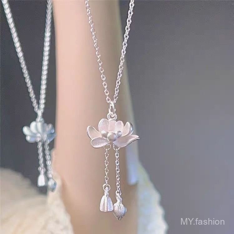 Bông Sen Tua Rua Vòng Cổ Nữ - Thiết Kế Mới, Mang May Mắn và Phong Cách Hiện Đại