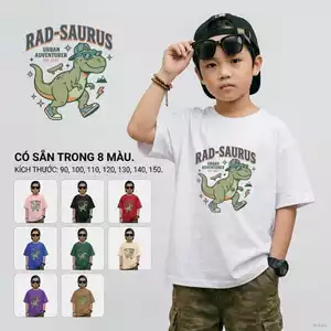 Áo phông bé trai 10-40kg Thấm hút mồ hôi Không gây kích ứng da Mặc hằng ngày