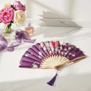 JCSYFAC Nhiều Mẫu Quạt Nhật Bản Thanh Lịch Handmade Hoàn Hảo Cho Cá Tính Quà Tặng Mùa Hè Mới