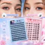 FAVORITEGOODS Lông Mi Giả Không Keo Dán, Cụm Uốn Dài Dày Lông Mi Giả, Nhẹ Lông Tơ Phóng To Mắt DIY ﻿Lash Extension Thói quen làm đẹp hàng ngày