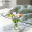 Bộ hoa thủy tinh giống như thật VFZ Mô phỏng nhân tạo Sắp xếp hoa để trang trí nội thất và ý tưởng quà tặng độc đáo OTE