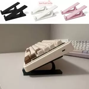 ITRUMPET 1 Cặp Bàn Phím Máy Tính Nâng, Phụ Kiện Bàn Phím Di Động Chân Đế Nâng Cao, Giá Đỡ Màn Hình Nhựa Góc Bàn Phím Chuyên Nghiệp