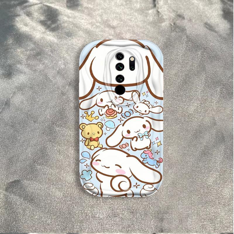 Vỏ Silicon Hoạt Hình Cho Redmi 9 Note 8 Pro POCO M2 3D Art Vỏ Điện Thoại Mềm TPU Cinnamoroll Sanrio Ốp Lưng Chống Sốc
