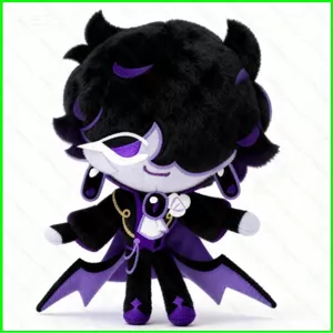PS1 Cookie Run: Kingdom Black Sapphire Cookie Plushie Game Merch Búp bê bông sang trọng dễ thương SP1