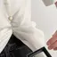 PNPIA- Kẹp nút Jean ngọc trai từ tính với phụ kiện dây chuyền kim loại để mặc quần áo đa dạng