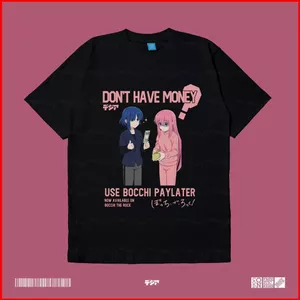 GC1 Bocchi The Rock Anime Áo Thun Nữ Tay Ngắn Áo Rời Áo Unisex Gotou Hitori Áo Sơ Mi Plus Kích Thước GC1