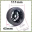 111mm 1 / 8 Cân RC Off Road Lốp Bánh Xe 17mm Lục Giác Cho VRX Hobao