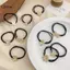 LUImo Thanh Lịch Mềm Mại Cotton Scrunchies Chống Trơn Trượt Dây Buộc Tóc Cho Nữ Bé Gái Xoăn Tóc Thẳng Mặc Hàng Ngày Phụ Kiện Tóc SBS