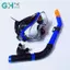 GHX Bộ ống thở chuyên nghiệp Mặt nạ toàn mặt Thiết bị kính lặn Biển sâu Phù hợp với Kính cường lực đầy đủ Kính lặn khô dành cho người lớn VN