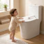 Khóa nắp bồn cầu QEARY, Khóa cấu trúc khóa Khóa an toàn nhà vệ sinh chống mài mòn, Thiết kế tự dính bằng nhựa nhẹ đa năng Bảo vệ thú cưng