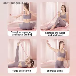 VFZ Yoga Thể Dục Dây Đàn Hồi Silicon Dây Kháng Lực Cho Cánh Tay Ba Vai Tập Thể Dục Tập Gym Dây Thể Thao Phòng Tập Thể Dục OTE