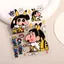 Mini Hoạt Hình Dễ Thương Crayon Shin-Chan Dập Nổi Miếng Dán Vui Cảm Xúc Điện Thoại Di Động Máy Tính Bảng Cốc Nước Trang Trí Dập Nổi Miếng Dán 26.6.12