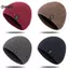 KUZHEN Nam Mùa Đông Đan Mũ Mềm Co Giãn Còng Beanies Capfortable Ấm SlouchyHat Đi Xe Ngoài Trời Mũ Dệt Kim Cho Nữ HOT