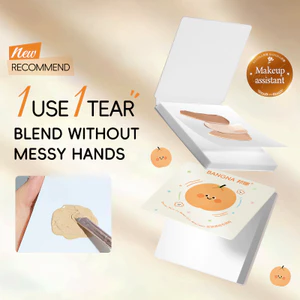 Bangna Trang Điểm Toning Giấy Đặc Biệt Dùng Một Lần Giấy Màu Dụng Cụ Trang Điểm Di Động Giấy Nhọn