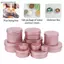 AA 5-180ml Lọ Kem Thiếc Mỹ Phẩm Son Dưỡng Môi Hộp Đựng Móng Tay Tẩy Trang Thủ Công Nồi Chai Có Thể Đổ Lại Vít Chủ Đề Rỗng Nến Hộp VN