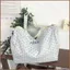 SQ11 Túi đeo vai có thể đảo ngược chấm bi phong cách Hàn Quốc Túi Tote đi lại đa năng dung tích lớn