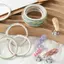 Trong kho 10 cuộn 3D móng tay dải băng thiết lập rô dòng DIY Nail Art Stickers đề can cá tuyết