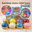 1 ~ 4 Chiếc Hạt LED Ngẫu Nhiên Bao Bun Bóp Đồ Chơi Với Máy Hấp Di Động Bật Sáng Squishy Fidget Cho Du Lịch Đi Lại Giảm Căng Thẳng