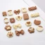 Phụ kiện handmade cho vỏ điện thoại và kẹp tóc, miếng dán nhựa resin DIY bằng keo kem màu trà sữa, bộ sưu tập dễ thương