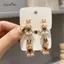 AqToCna Ngọt Ngào Dễ Thương Floing Sang Trọng Nơ Thỏ Bông Tai Dành Cho Nữ Thời Trang Hàn Quốc Động Vật Bông Tai Trang Sức Dự Tiệc Bé Gái Quà Tặng AqToCna