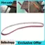 Belleshopp Belleshopp CFTGIW 10 chiếc Đai chà nhám Nhôm Oxit Giấy nhám Sander Dây mài mòn Stra Thắt lưng chủ yếu được sử dụng để mài và Po P 533 X 9mm 9 Công nghiệp (60