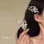 🔥phụ kiện chụp ảnh cưới kẹp tóc cô dâu phụ kiện tóc cô dâu Tham vọng Nhà Nguyên Bản [Lãng Mạn] Pháp Retro Nhấp Nháy Zirconi Ngọc Trai Kẹp Tóc Cảm Giác Cao Cấp Kẹp Tóc Cô Dâu