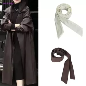 Thắt lưng dài nữ thời trang Woke cho áo khoác Áo khoác có dây thắt lưng dài 73 inch