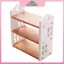 MYPANDA 1: 12 Nhà Búp Bê Thu Nhỏ Kệ Sách Ba Tầng Lưu Trữ Ra Đế Trưng Bày Đồ Nội Thất Mô Hình Trang Trí Đồ Chơi Nhà Búp Bê Phụ Kiện.