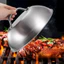 Vỏ nắp nồi bít tết AWNGD, Vỏ chổi lò nướng bằng thép không gỉ 6 / 9 inch, Dụng cụ nướng thịt bền có tay cầm Vòm tròn Phô mai Khu dã ngoại mái vòm nóng chảy